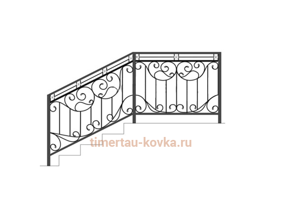 Перила кованые №101