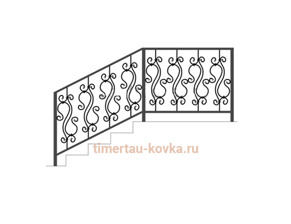 Перила кованые №99
