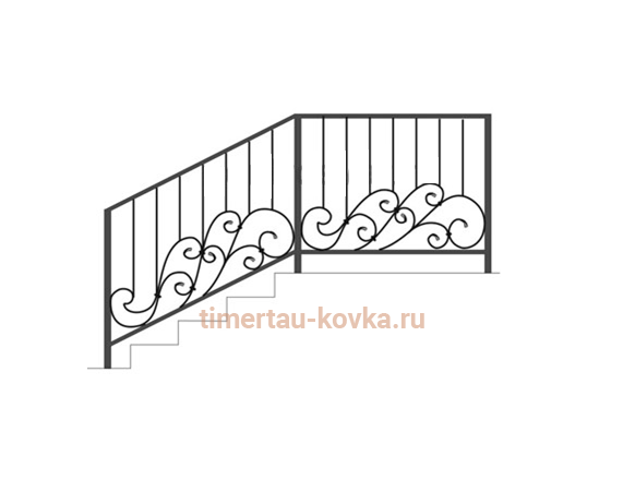Перила кованые №56