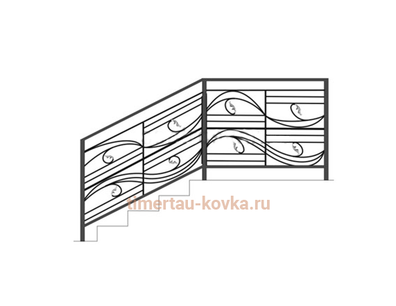 Перила кованые №72