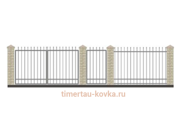 Забор кованый КЗ-4