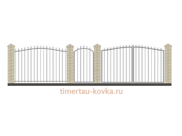 Забор кованый КЗ-3