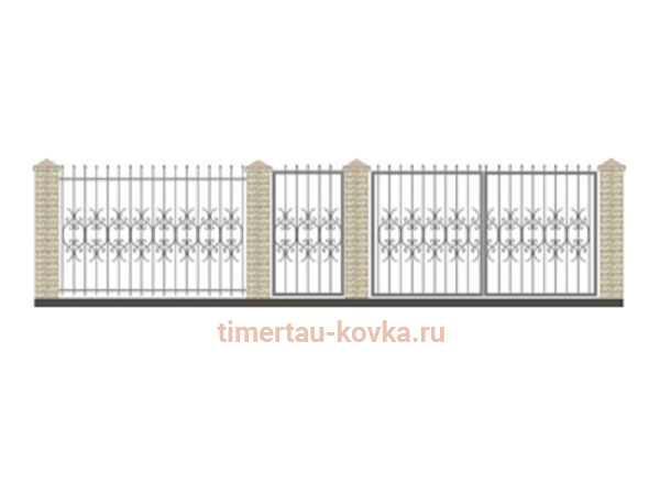 Забор кованый КЗ-50