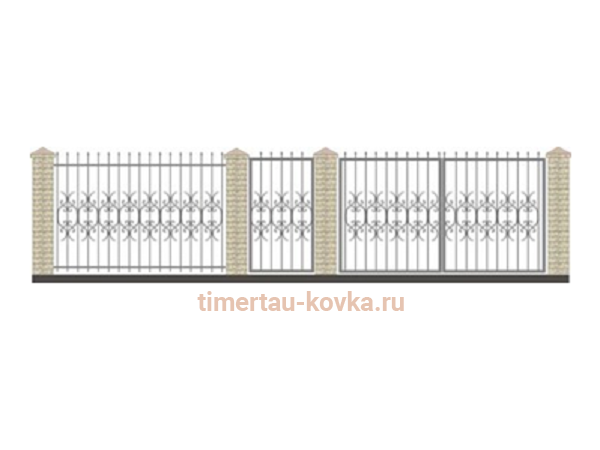 Забор кованый КЗ-20