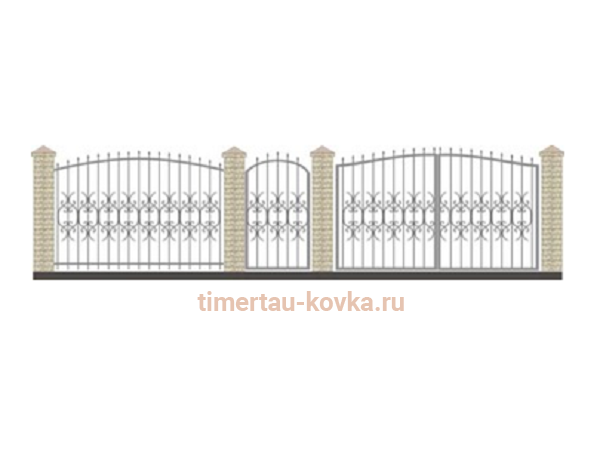 Забор кованый КЗ-31