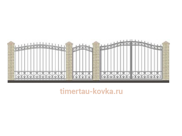 Ворота кованые ВК-21