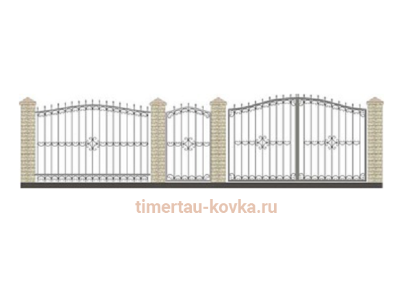 Забор кованый КЗ-28