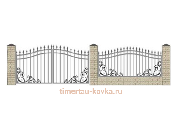 Забор кованый ЗК-79
