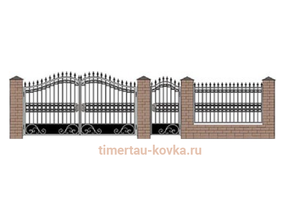 Забор кованый ЗК-71