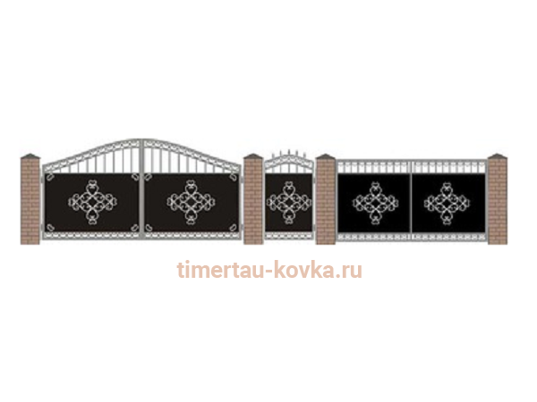 Забор кованый ЗК-75
